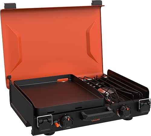 Blackstone 2364 12” x 14” Camping Griddle with Side Burner