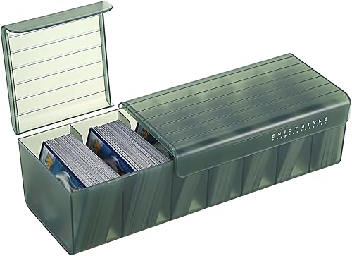 OwnMy Caja de almacenamiento de tarjetas de plástico, caja de almacenamiento de tarjetas de plástico, caja de almacenamiento de tarjetas comerciales