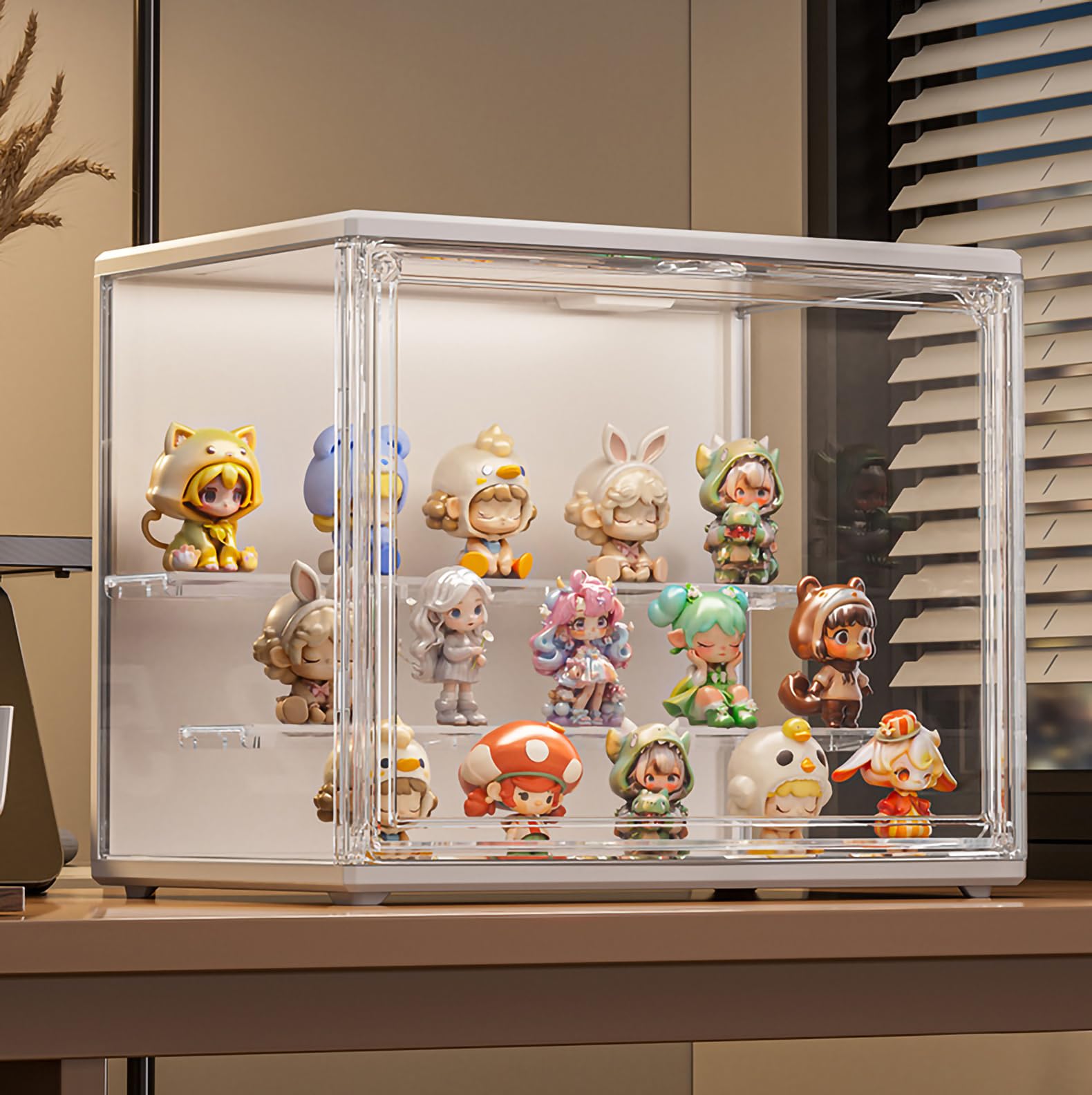 Amazon.co.jp: BENYIフィギュアケース LEDライト付き アクリルケース