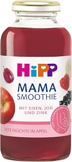 HiPP Mama Still Smoothie Red Fruits in Apple with Iron 200 ml Pack of 6 x 200 ml 200 ml (pack of 6)
