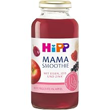 HiPP Mama Still Smoothie Red Fruits in Apple with Iron 200 ml Pack of 6 x 200 ml