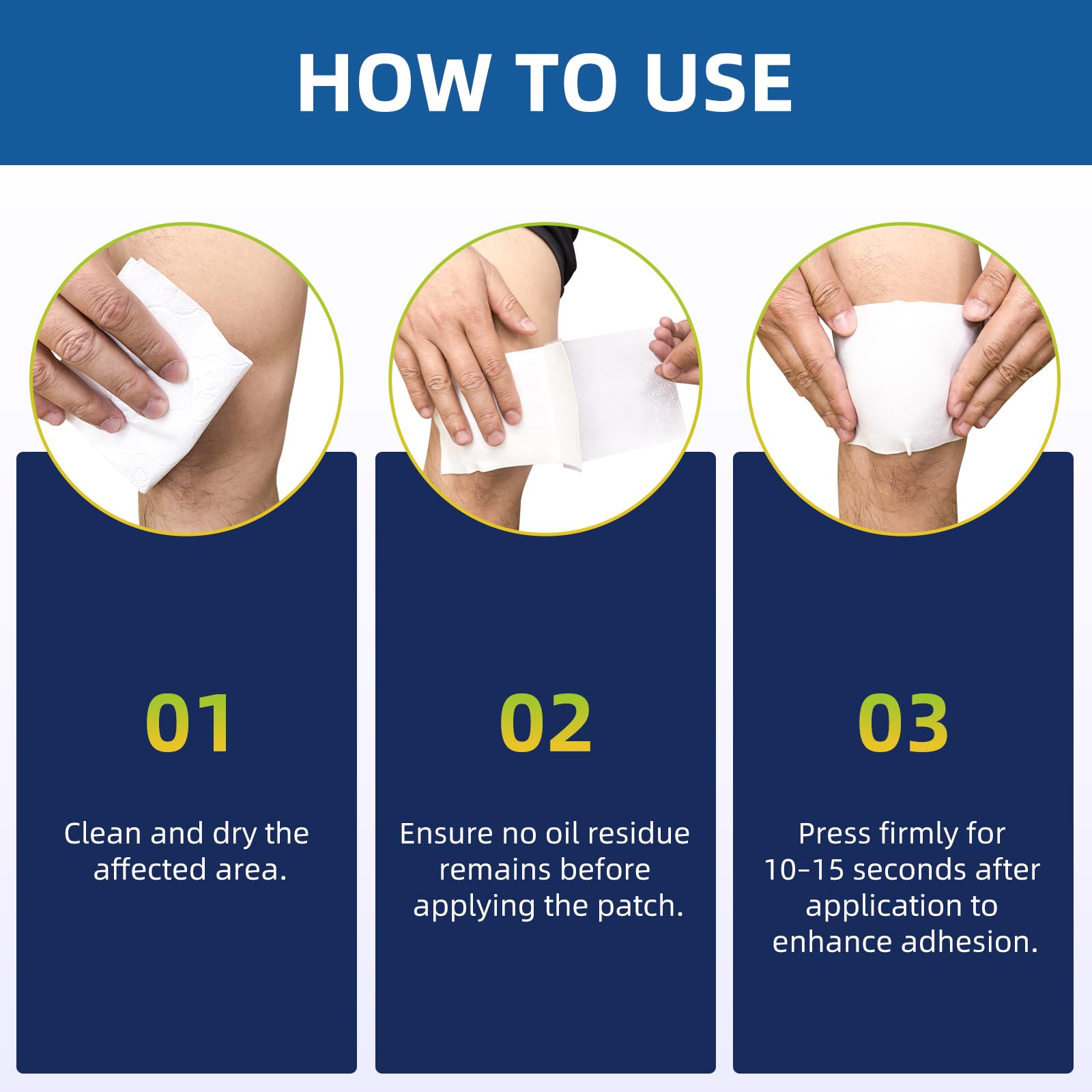 4% Lidocaine Pain Relief Patches 32 Count - Maximum Strength Relief for Back, Neck, Shoulder, Joint & Muscle Pain, Add Menthol, 12 Hour Long Lasting Relief Pains — view 6