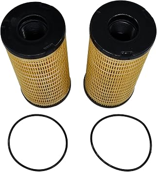 2PCS Fuel Filter Element 4816636 26560201 Compatible with Perkins Diesel Engine 1104A-44 1104A-44T 1104A-44TA 1104C-44 1104C-44T 1104C-44TA 1104C-E44 1104C-E44T 1104C-E44TA 1104D-44 1104D-44T
