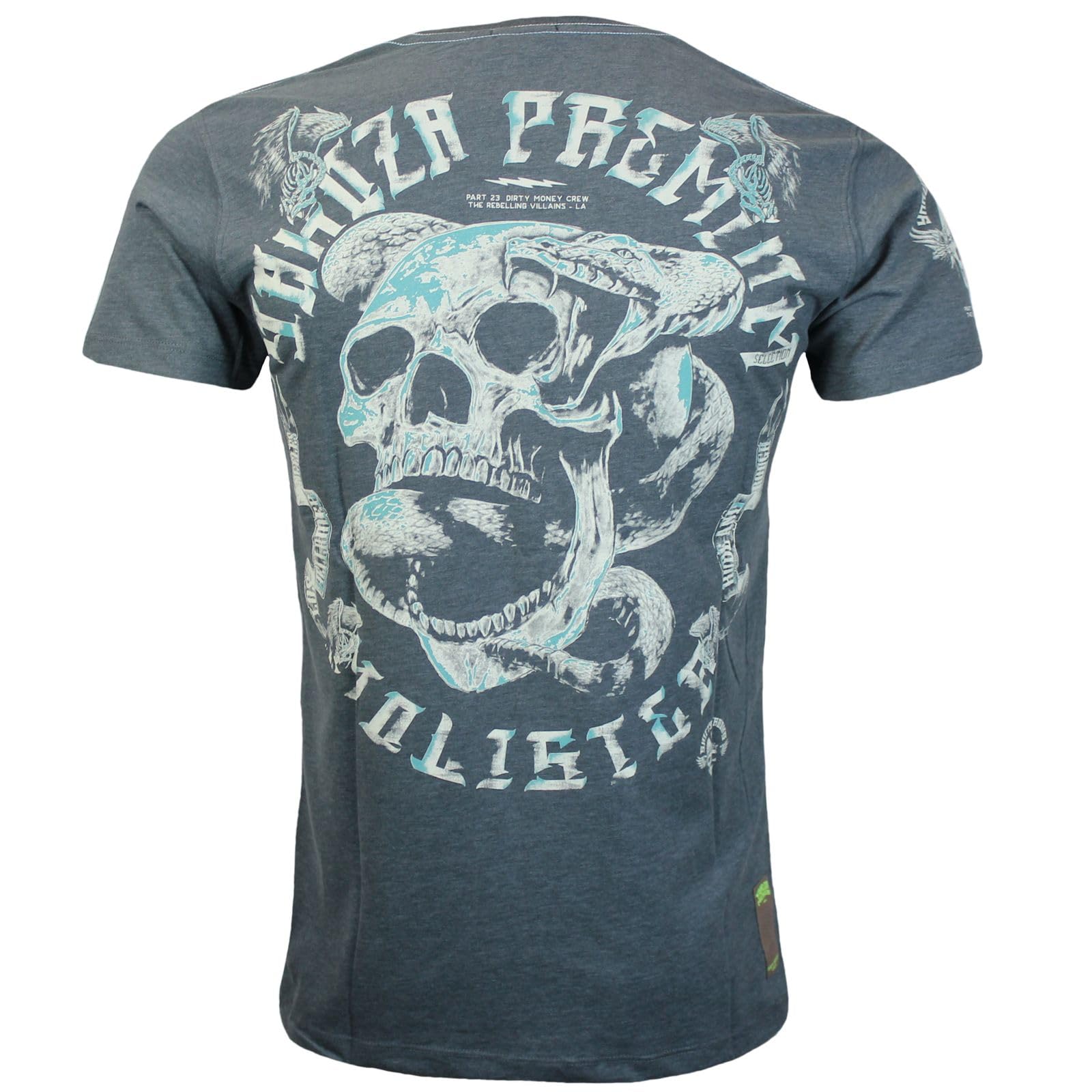 Yakuza Premium Men's T-Shirt 3514 Blue Grey