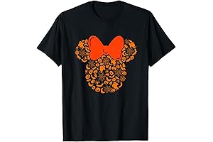 Minnie Mouse Halloween Silhouette T-Shirt: A Spook-tacular Addition to Your Apparel Collection