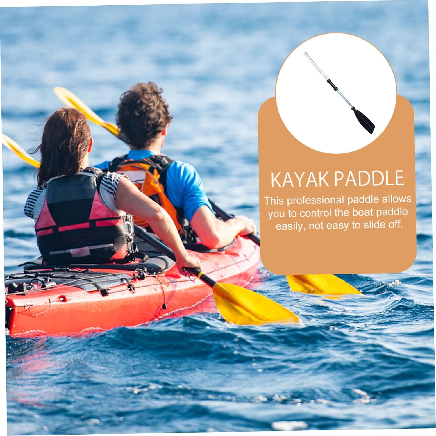 LIOOBO Kayak Paddle Aluminum Alloy Shaft Telescoping Paddle for Kayaking Water Sports