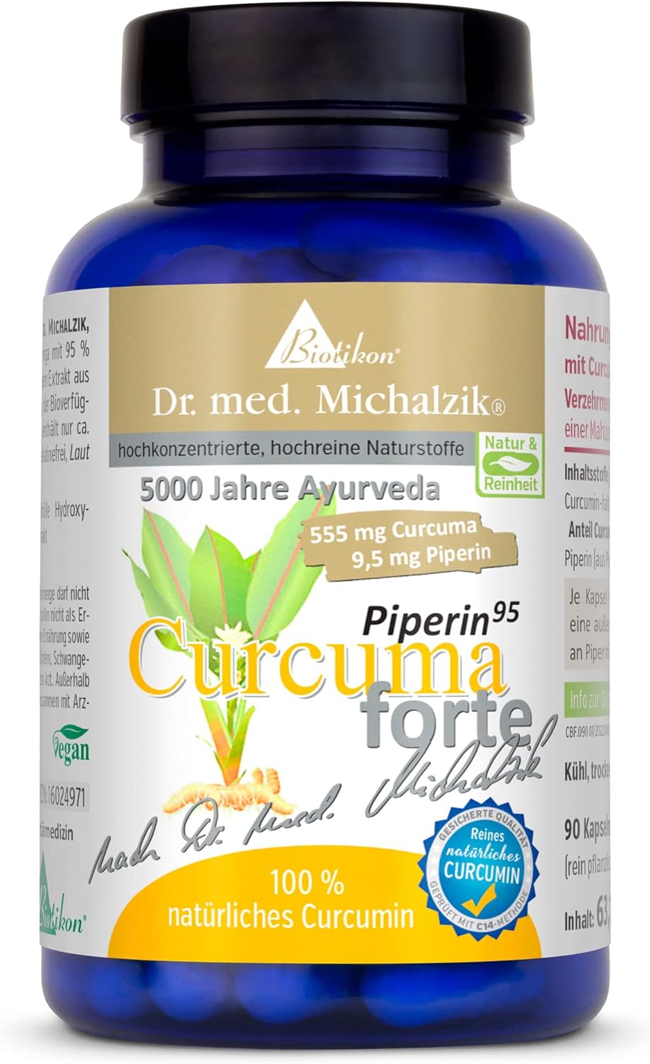 Curcuma Piperin forte Dr. med. Michalzik hoher CurcuminGehalt 527,25