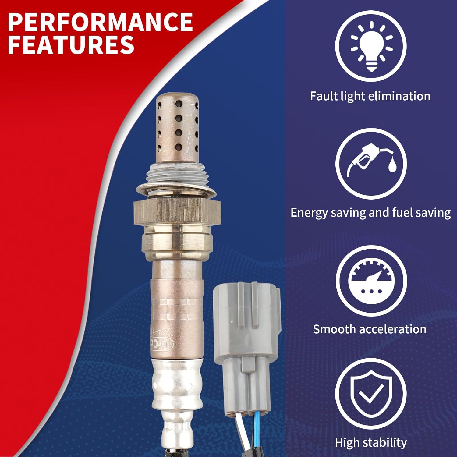 234-4137 Oxygen O2 Sensor Downstream Heated Air Fuel Ratio Compatible with Lexus ES300 LS400 Toyota Camry Solara 4.0L 3.0L 2.2L V8 V6 Replace 89465-06020 89465-33120
