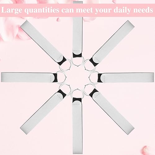 Miniatura 3 de Outus Llavero de pulsera de sublimación de neopreno negro, correa de muñeca de sublimación, llavero para manualidades de bricolaje para niñas (80