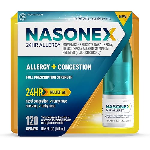 Nasonex 24Hr Allergy Nasal Spray - 120 Spray