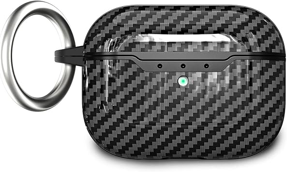 Microsonic Apple AirPods Pro 2.Nesil i in K l f Elite CarbonShield Siyah [AirPods Pro 2. Nesil ile Uyumlu K l f - Siyah]