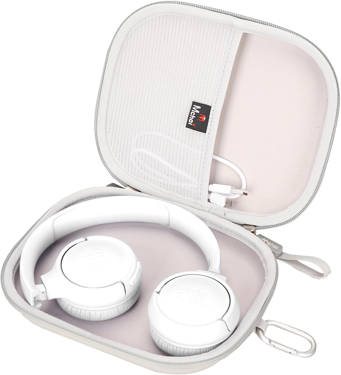 Hard Portable Case for JBL Tune 500BT / 510BT / 520BT On-Ear Wireless Bluetooth Headphone, Grey