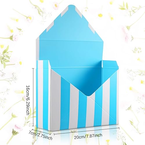 Miniatura 2 de Zonon Caja de embalaje de ramo de floristería de 4 piezas, suministros de envoltura de flores, cajas de embalaje de papel para almacenar flores,