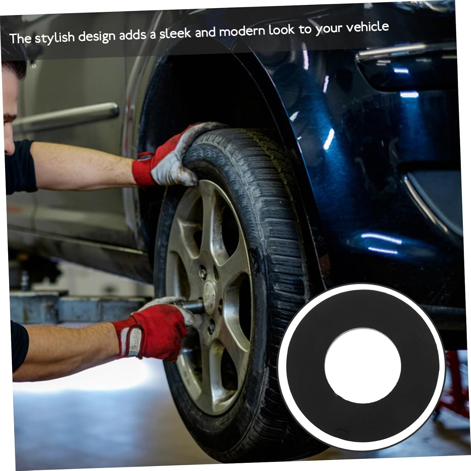 Mikinona Auto Shock Absorption Ring for Car Suspension Cushion Mat for Vibration Dampening Fit for Various Automobile Models Provides and Reliable Performance