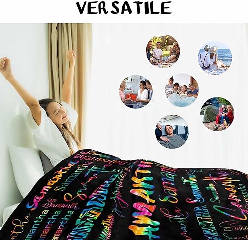 Miniatura 97 de Manta personalizada para bebés, niñas y niños con nombre, mantas personalizadas para niños, manta de bebé personalizada con nombre, artículos