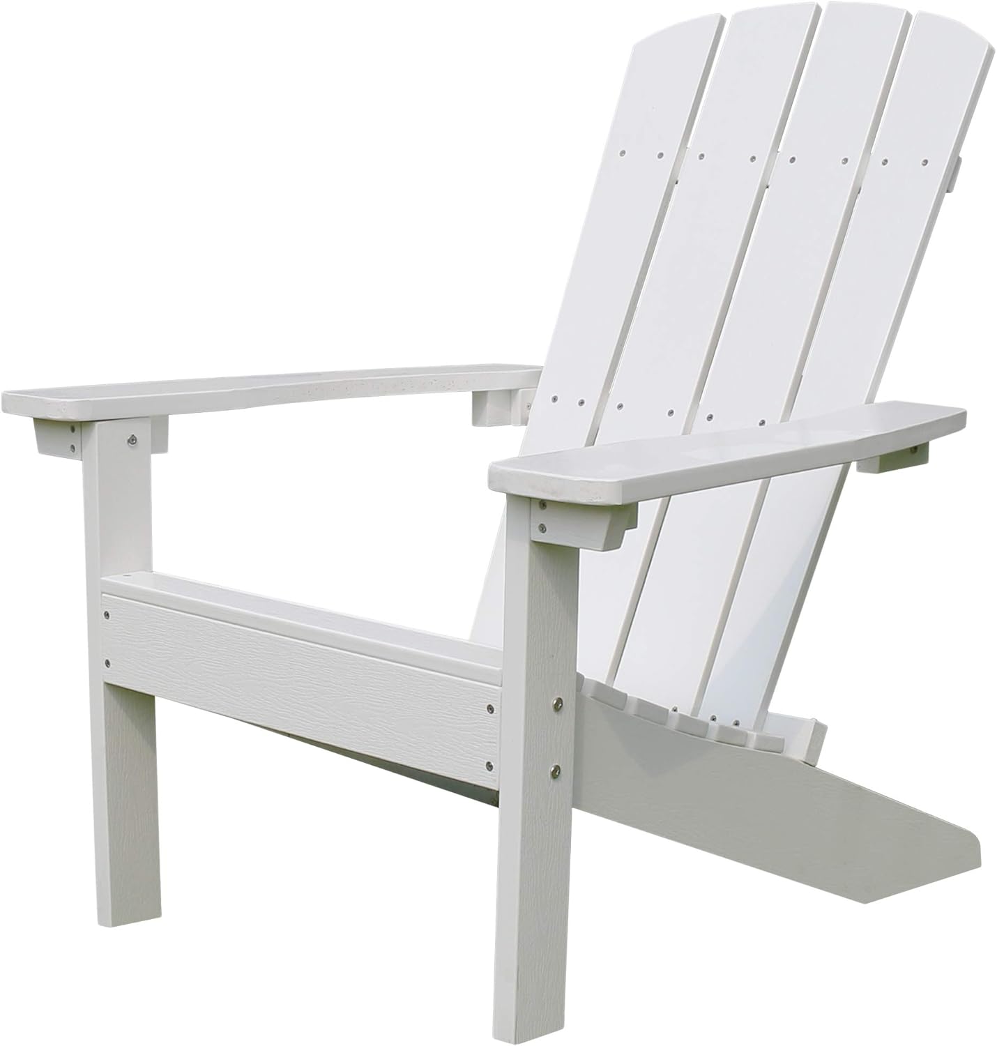 northbeam Lakeside Faux Wood Adirondack Chair, White