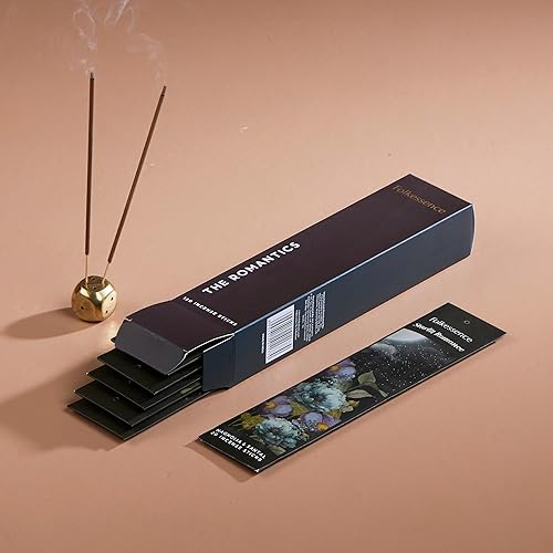 Miniatura 9 de Folkulture Varitas de incienso  Juego de 6 Insenses (120 palitos de insencia)  Néctar de miel, mangolia y Santal, pétalos de rosa e inscentajes de