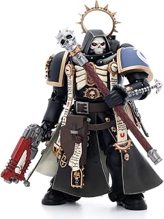JOYTOY 1/18 Warhammer 40,000 Action Figure Ultramarines Primaris Chaplain Brother Varus Collection Model Gift