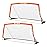 RUNBOW 6x4 ft Portable Kids Soccer Goal for Backyard Practice Soccer Net with Carry Bag (6x4 FT, 2 Pack, Orange)