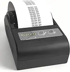 Mini Impressora Goldensky Térmica Portátil 58mm Bluetooth Sem Fio Compatível com Celular ou Computador (MTP 58)