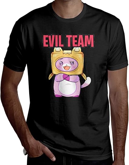 Amazon.com: Men's Merch Lankybox Boxy Round Neck Short Sleeve Cotton