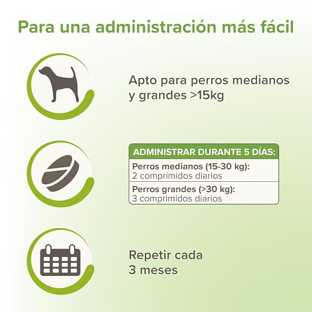 Foto 4 de 7 de Beaphar VERMIpure Comprimidos Naturales - Perros >15kg Medianos y Grandes - 50 Comprimidos