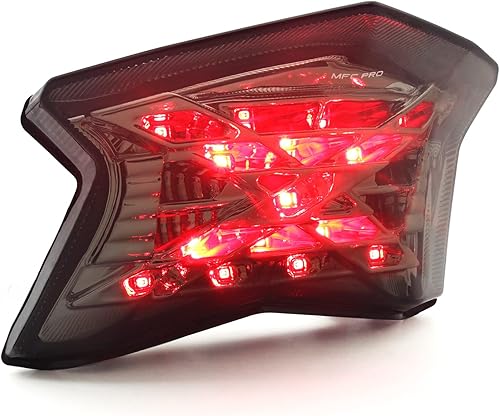 Miniatura 2 de Luz trasera LED Luz de señal de giro de freno integrada para Kawasaki 2017-2022 650/650R/Z650/Z900/ZH2