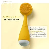 Vista 2 de PMD Clean Mini - Dispositivo de limpieza facial inteligente con cepillo de silicona y masajeador antienvejecimiento - Resistente al agua