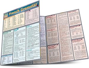 french grammar quickstudy laminated...