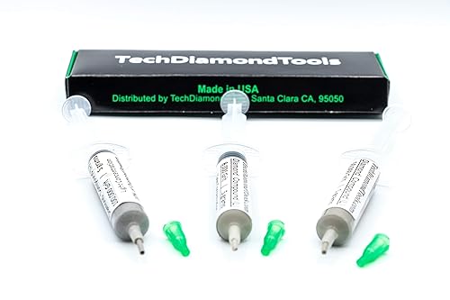 Vista 108 de TechDiamondTools Kit de 3 pasta de pulido compuesto de pulido de diamante fabricado en Estados Unidos 14000 100000 200000 grano para mármol vidrio