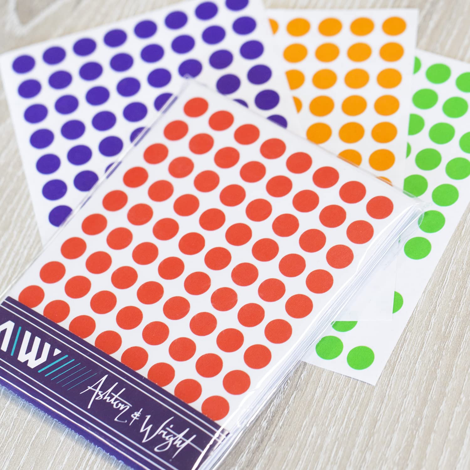 540 Etiquetas Engomadas Oblongas De Colores - Tamaño 18x12 Mm, Acabado Mate Para Escribir, Fáciles De Despegar Sin Residuos