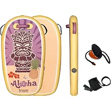 Tuxedo Sailor Inflatable Bodyboard - Beach Kids Surfboard - Ultra Lightweight PVC Core Bodyboard for Beach and Pool with Wrap Wrist Strap Foldable for Teens and Adults Surfing
