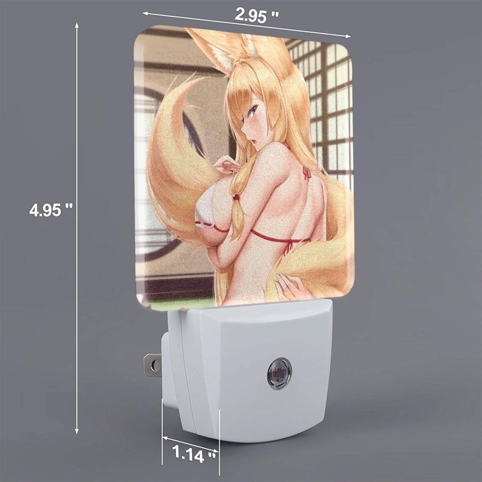 Amazon.co.jp: ナイトライト コンセント式 セクシー アニメキャラ柄 狐