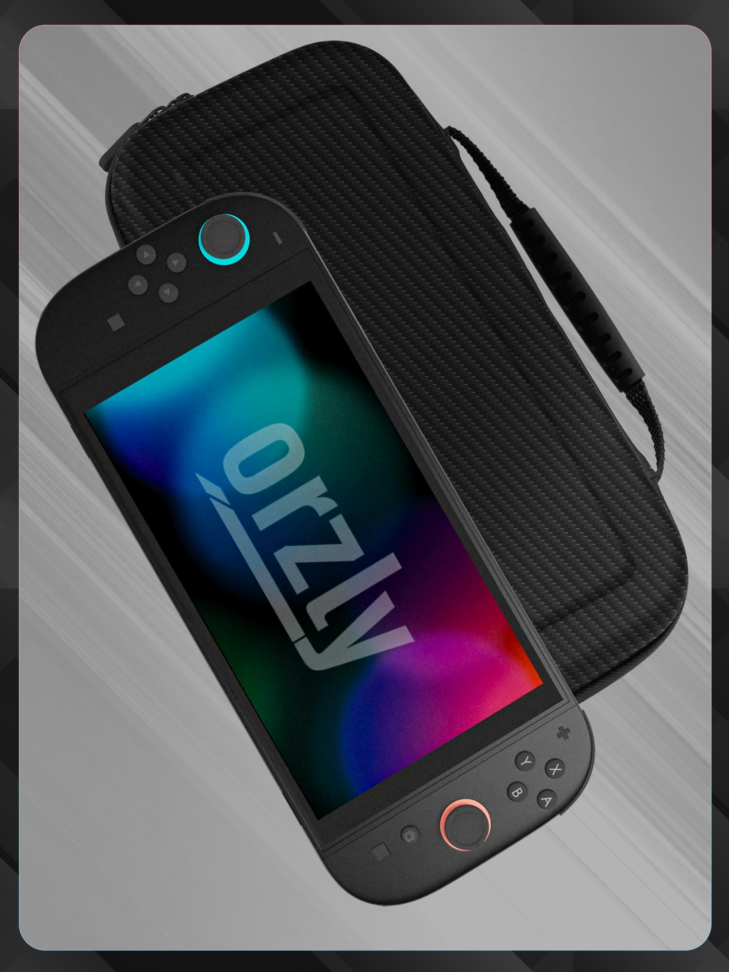 Funda de Transporte para Consola Nintendo Switch 2 2025 de 7.9 Pulgadas, Funda rígida con Almacenamiento Inteligente para Accesorios y Bolsillos de Juegos, Edición de Caja de Regalo — view 9