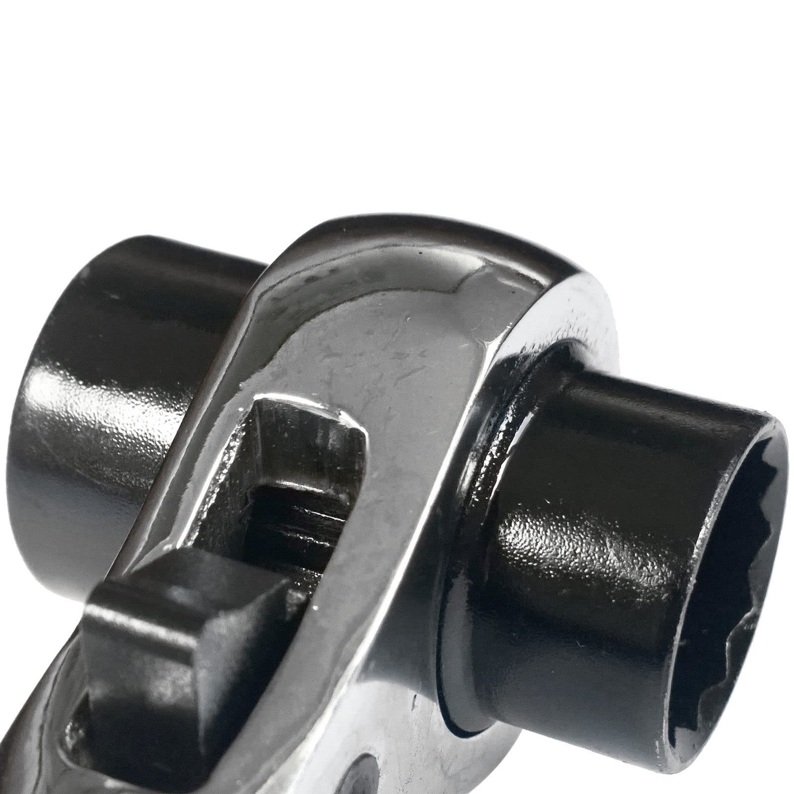Bbi Ltd Silver Scaffolding Ratchet Spanners 19&21,17&21,19&24 Mm Double Side (19 & 24 Mm)