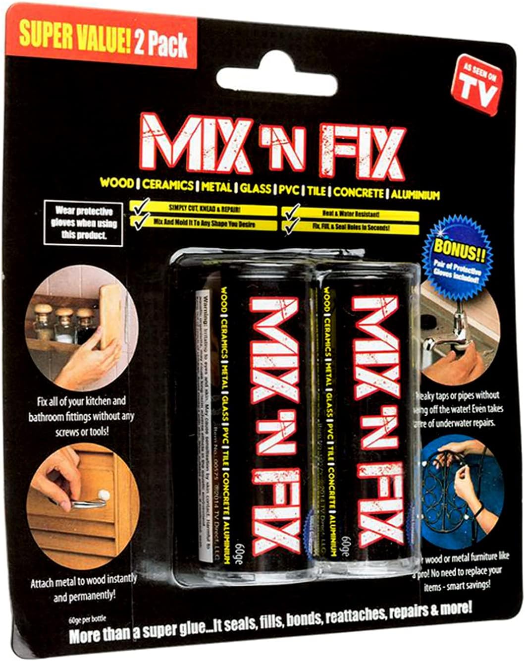 As Seen on TV - MixNFix The Original Powerful Bonding Putty