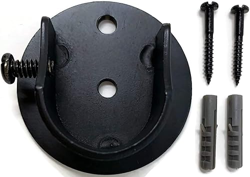 Miniatura 4 de Urbanest Soporte de barra de cortina de montaje interior de 58 a 34 pulgadas para marco de ventana, armario y soporte de extremo de barra de cortina