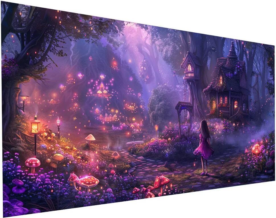 Diamond Painting Adulte XXL Femme 70x140 cm : Kit Complet de Broderie Diamant Cabine 5D