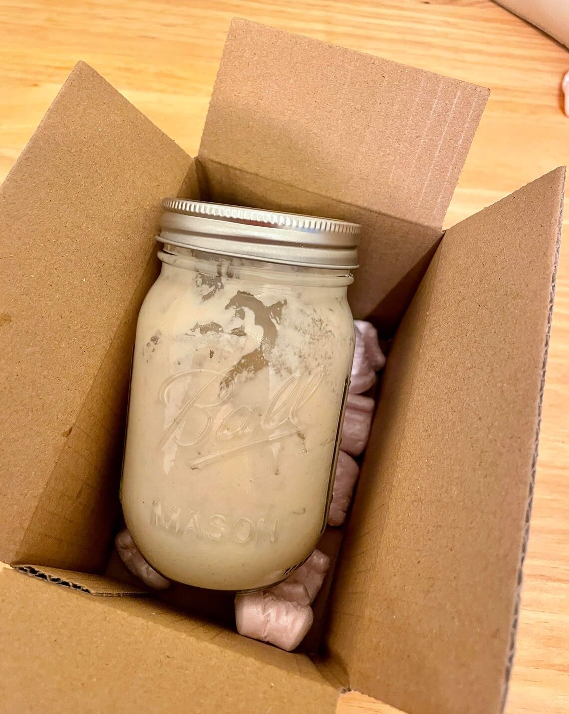Generic ORGANIC Einkorn Fresh Sourdough STARTER Live Active 1850's 100 Grams in Glass Ball Mason Jar image 2