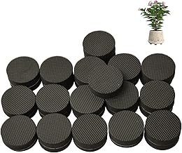 DARENYI 48 PCS Invisible Pot Feet Plant Pots and Flowers Rubber Risers for Plant Pots Solid Rubber Pots Risers Pot Lifters for Indoor and Outdoor Plants