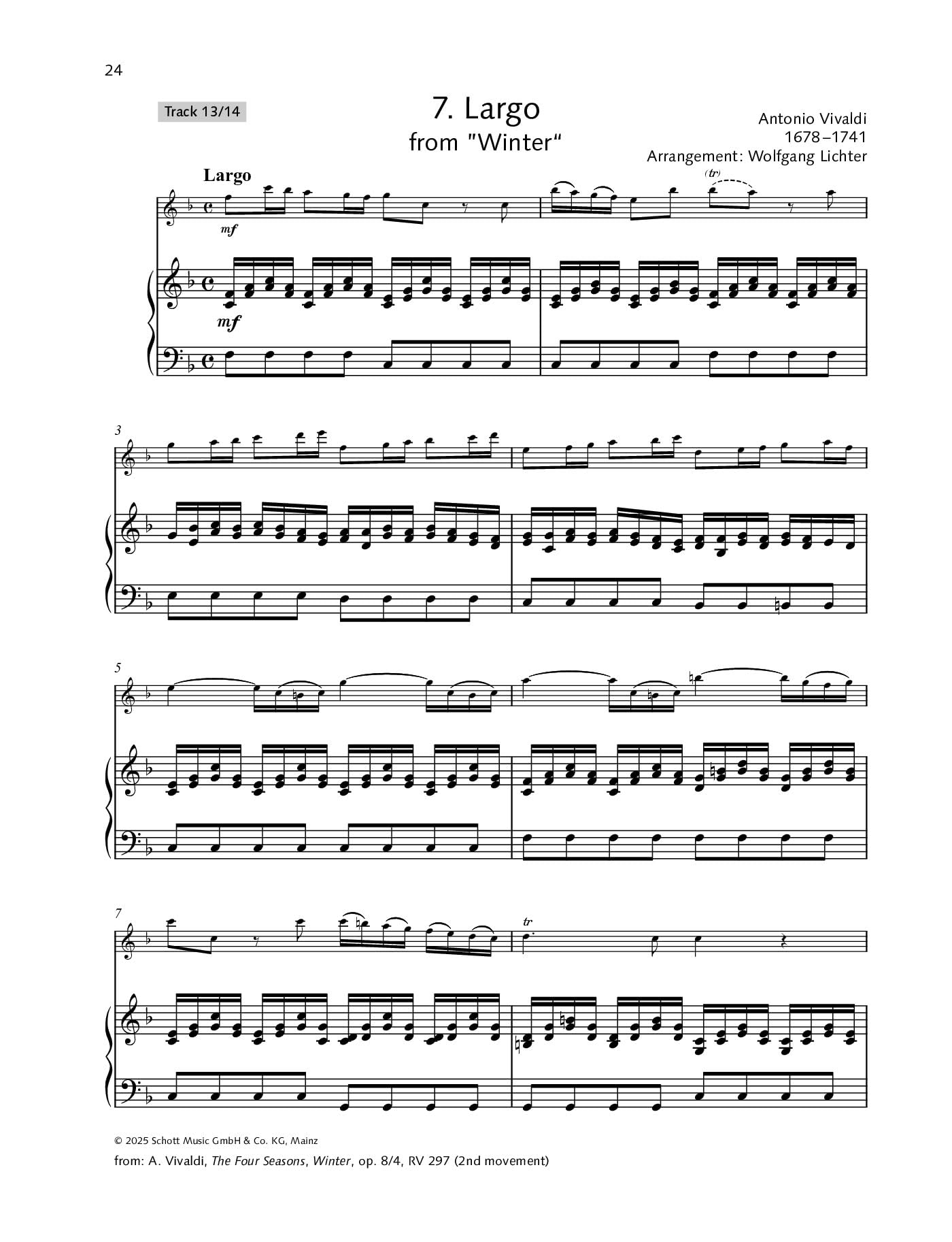 My Favourite Melodies: 14 Selected Pieces. Altblockflöte und Klavier.