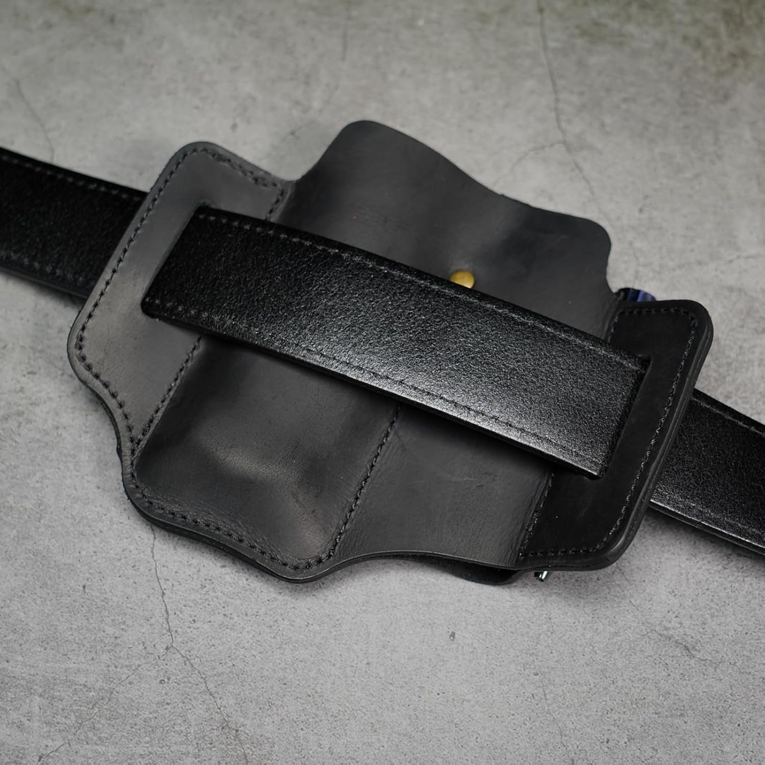 VIPERADE PJ35 Multitool Sheath for Belt, Leather EDC Pocket Organizer for Men, EDC Leather Sheath, EDC Belt Organizer (Black) - Image 8