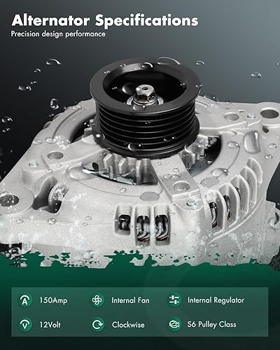 Miniatura 2 de SCITOO Reemplazo del alternador para Hyundai para Santa Fe 2019-2020, para Hyundai para Sonata 2015-2019, para Kia para Optima 2016-2020, para Kia