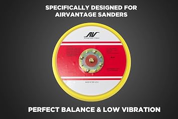 AirVANTAGE Random Orbit Sander Low-Profile Backing/Replacement Pad (5 Hook and Loop)