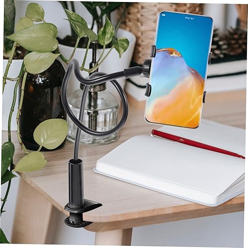 Miniatura 3 de Soporte para teléfono con clip, soporte para computadora portátil, multifuncional, ajustable, para teléfono celular, soporte para computadora