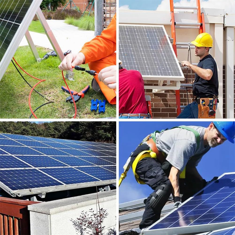 Für Solar-Kabelanschluss-Schutz 3PCS Schutzbox für Solarpanel für Solarkabel Photovoltaik-Steckverbinder-Gehäuse