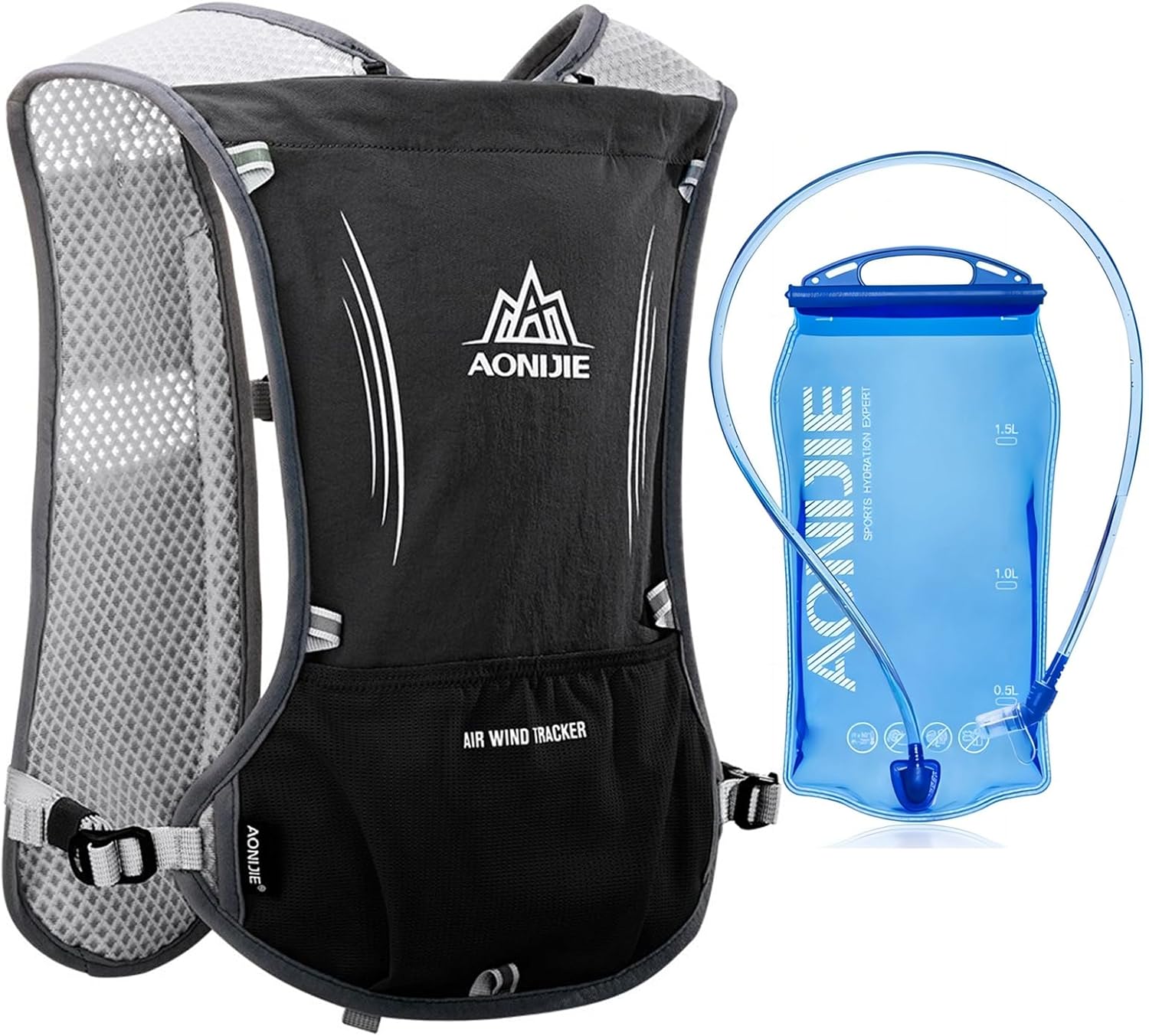 AONIJIE Hydration Vest Pack Backpack 5L Marathoner Running Race Hydration - Image 2