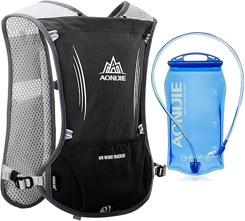 Miniatura 2 de AONIJIE Chaleco de hidratación Mochila 5L Marathoner Running Race Hidratación