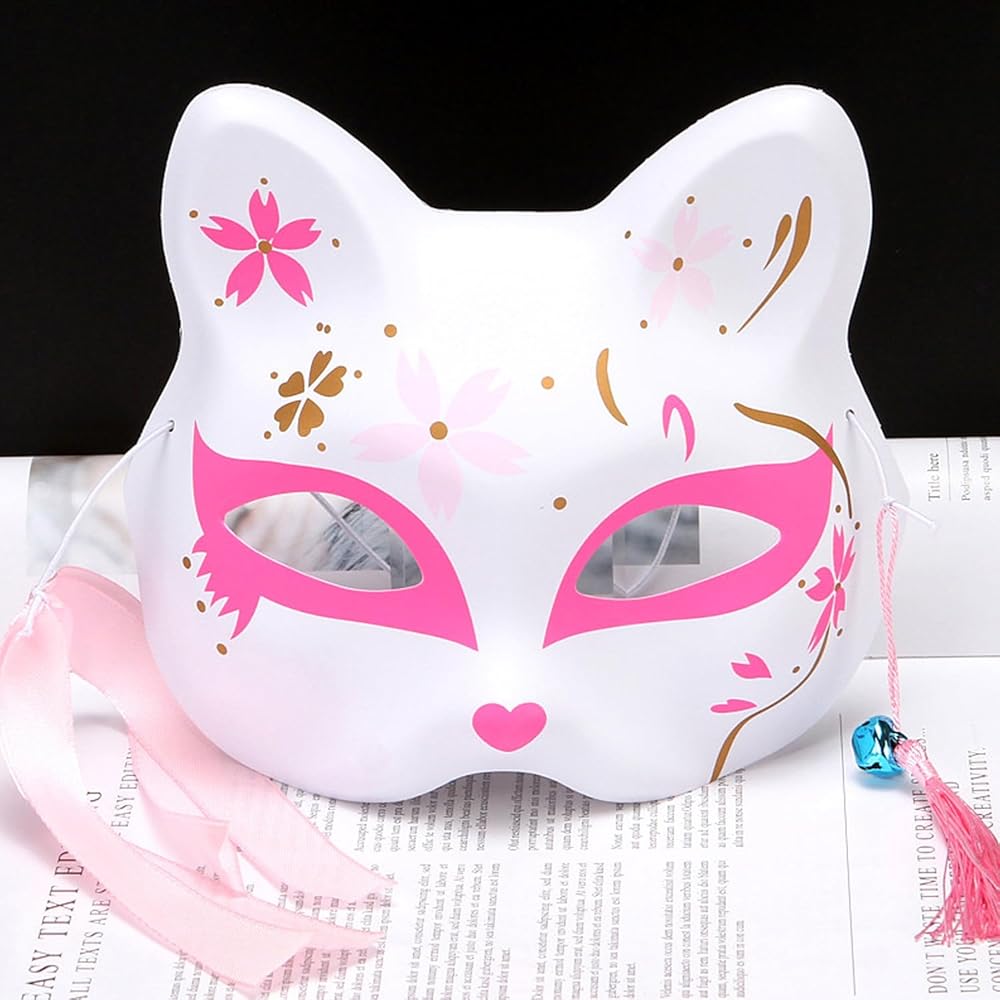 12 Maschere Gatto Per Bambini - Carnevale, Halloween, Feste A Tema, Costumi Animali - Foto 5
