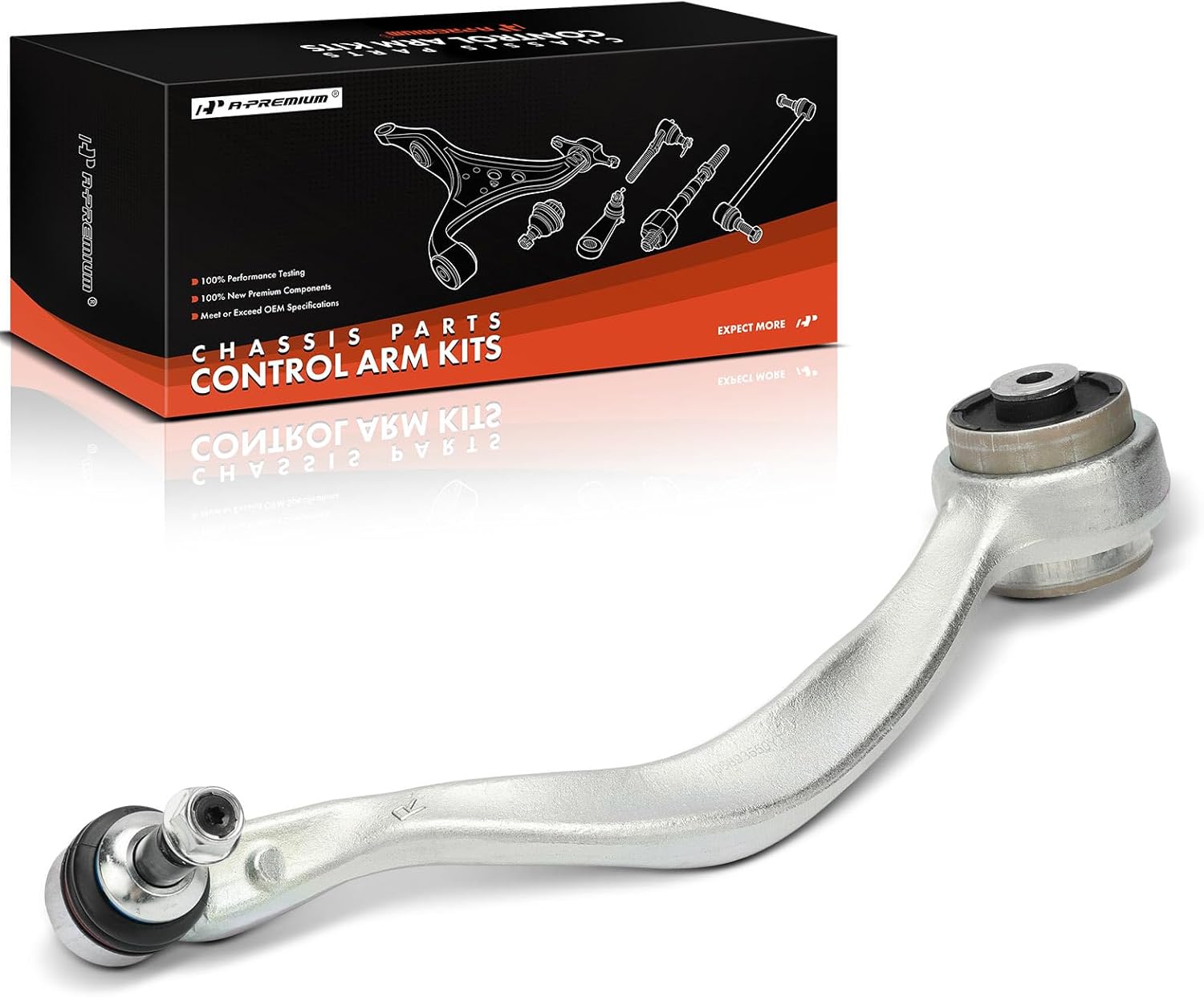 A-Premium Front Right Forward Lower Control Arm with Ball Joint & Bushing, Compatible with BMW X5 2019-2023, X7 2019-2022